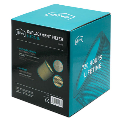 Ersatz HEPA 14 Filter für djive Flowmate ARC Humidifier, Casual & Portable