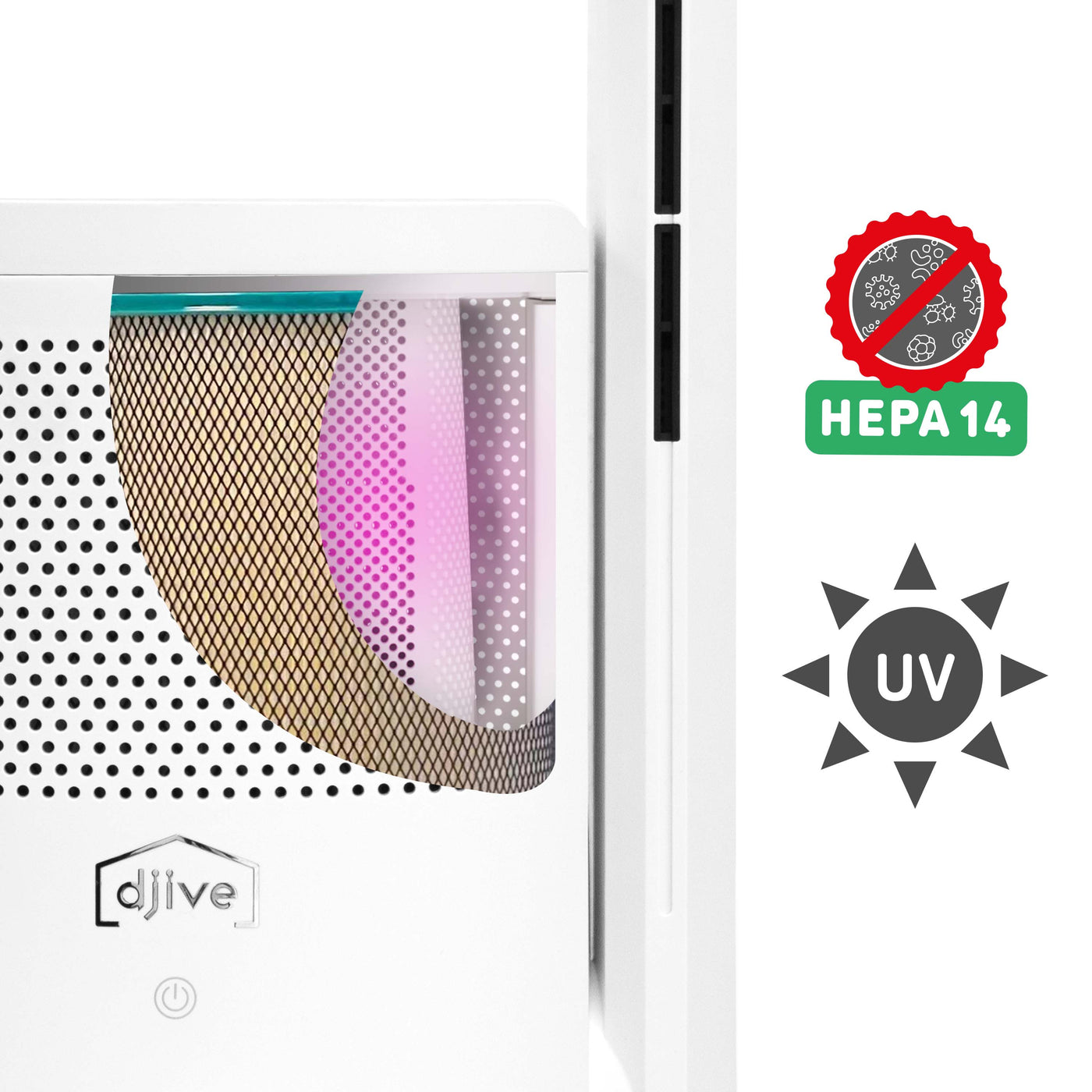 djive Flowmate ARC Heater 3in1 Ventilator, Luftreiniger und Heizlüfter