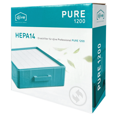 Ersatz HEPA 14 Filter für djive Professional PURE 1200 Luftreiniger